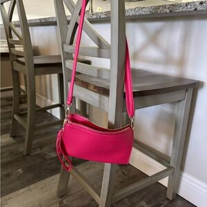 Elegant Pink Crossbody Bag
